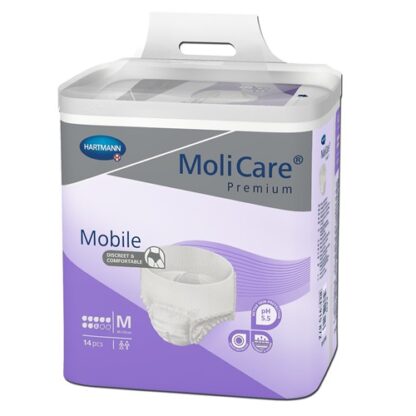 Cueca Molicare Premium Mobile 8gotas Tamanho M 14unidades