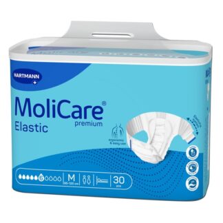 Fralda Molicare Premium Elastic 6gotas Tamanho M 30unidades