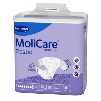 Fralda Molicare Premium Elastic 8gotas Tamanho XL 14unidades