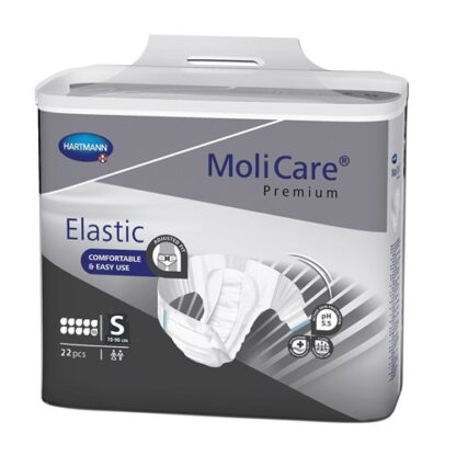 Fralda Molicare Premium Elastic 10gotas Tamanho S 22unidades