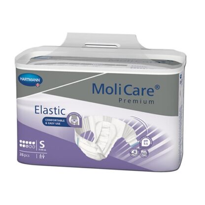 Fralda Molicare Premium Elastic 8gotas Tamanho S 26unidades