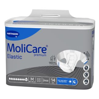 Fralda Molicare Premium Elastic 10gotas Tamanho M 14unidades