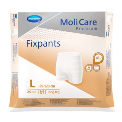 Slip Elástico MoliCare Premium Fixpants Tamanho L 25 unidades