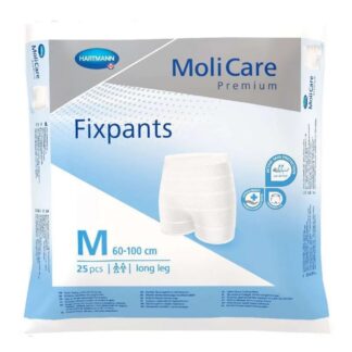 Slip Elástico MoliCare Premium Fixpants Tamanho M 25 Unidades